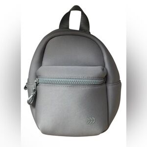 All In Motion Mini Backpack Gray Neoprene 8.5" Small Travel Bag Lightweight NWT